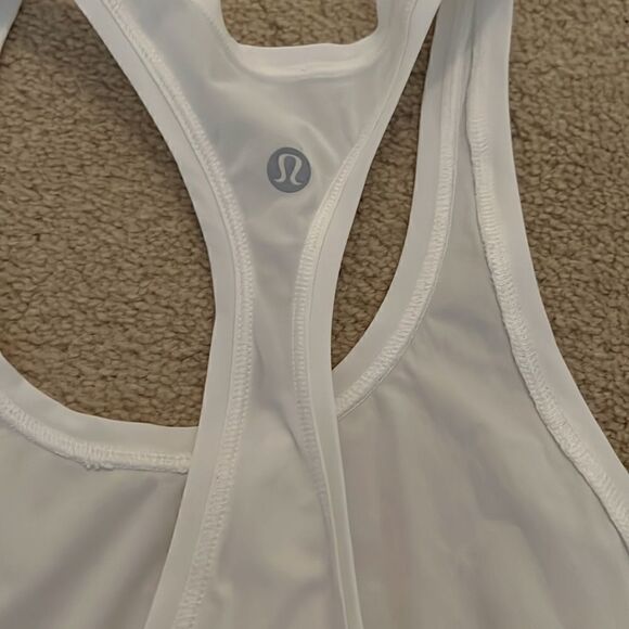 Lululemon Silky White Tank New 2 - Picture 4 of 4